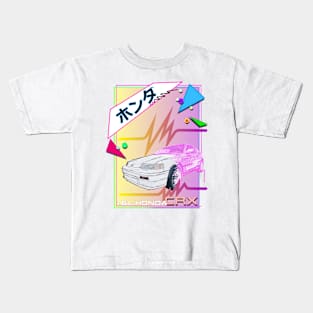 HONDA CRX ANIME Kids T-Shirt